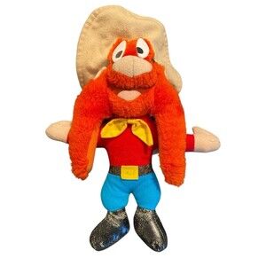 Vintage 1995 Looney Tunes Yosemite Sam‎ 11" Novelty Plush Toy